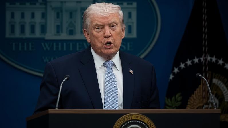 Presidente dos EUA, Donald Trump — Foto: Aaron Schwartz/Bloomberg