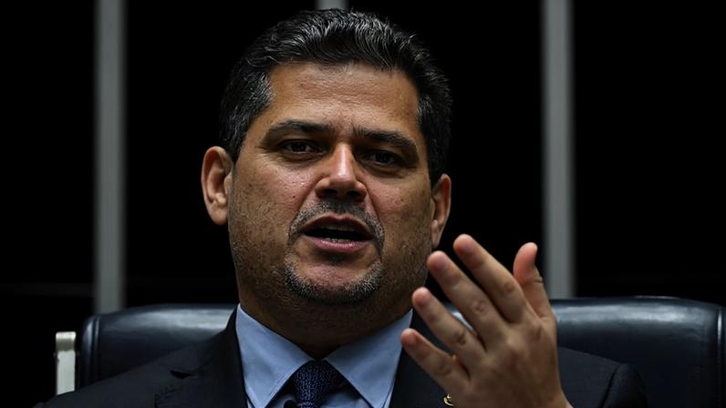 Davi Alcolumbre, presidente do Senado — Foto: Carlos Moura/Agência Senado
