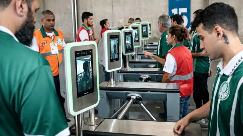 Reconhecimento facial amplia público nos estádios e reforça a segurança