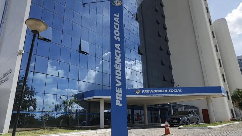 Fachada do edifício-sede do Instituto Nacional do Seguro Social (INSS) em Brasília (DF) — Foto: Wilton Junior/Estadão Conteúdo