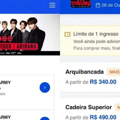 Golpistas criam páginas falsas para vender ingressos de shows do BTS no Brasil