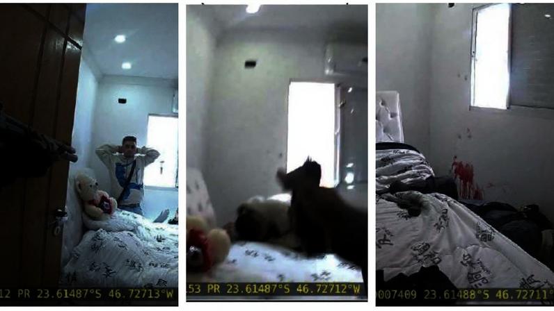 PMs com body cam atiram em Igor, mesmo ele tendo erguido as mãos para se render. Suspeito foi morto com dois tiros dados pelos agentes em Paraisópolis — Foto: Reprodução