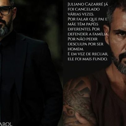 Juliano Cazarré lança curso para homens e recebe críticas de atores da Globo
