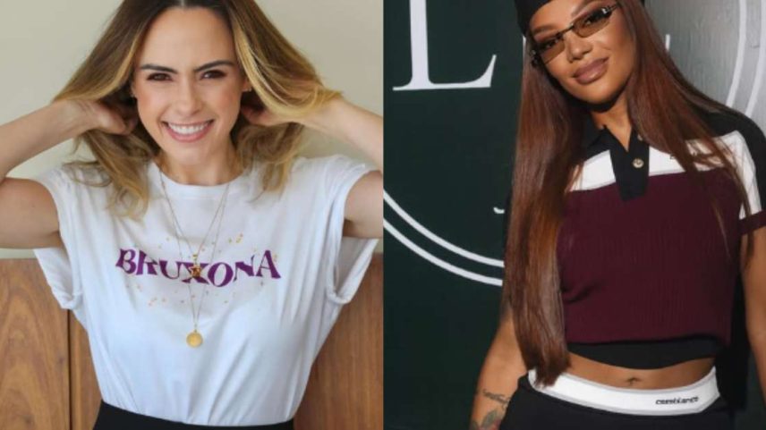 Ana Paula Renault pede calça emprestada à Ludmilla para show da Shakira no Rio