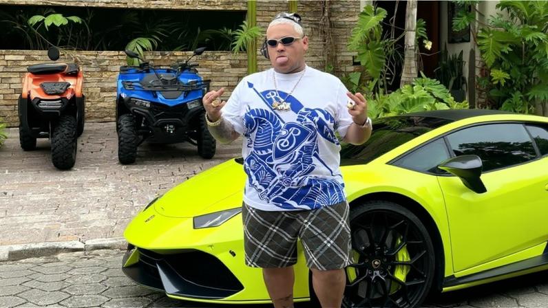 MC Ryan SP (esquerda) e Chrys Dias (direita) eram conhecidos pelo estilo ostentação nas redes sociais. — Foto: Montagem/g1/Reprodução/Redes sociais