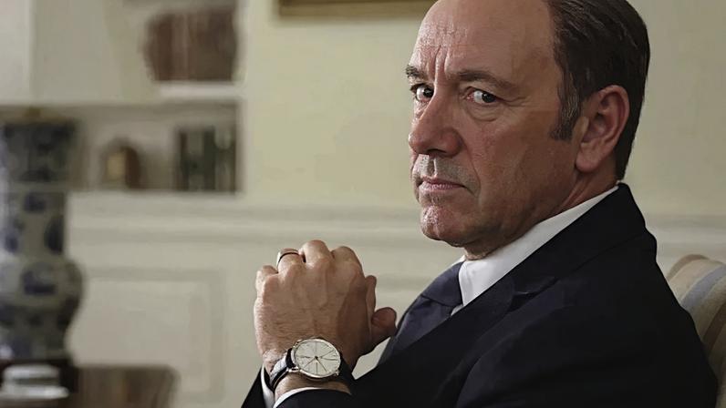 Na imagem, o personagem Frank Underwood, da série de TV norte-americana "House of Cards"