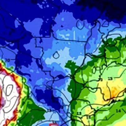 Frente fria provoca chuva e ventos fortes no Centro-Oeste e Sul