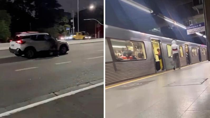 Ladrões gravam furtos de celulares em SP e exibem ações nas redes sociais — Foto: Reprodução/Instagram
