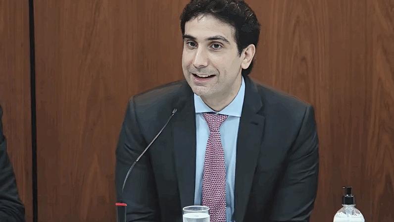 O presidente do Banco Central, Gabriel Galípolo, discursou em evento da autoridade monetária em São Paulo nesta 5ª feira (9.abr.2026)