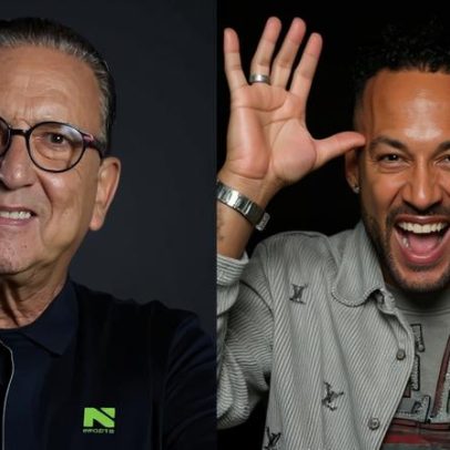 Galvão Bueno faz puxão de orelha em Neymar