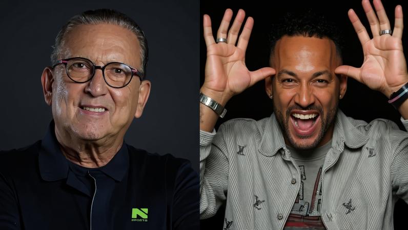 Galvão Bueno e Neymar