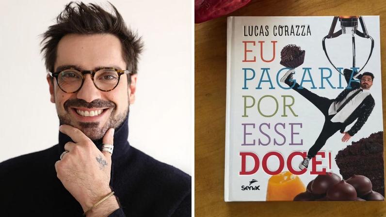 Lucas Corazza revela segredos da confeitaria em novo livro