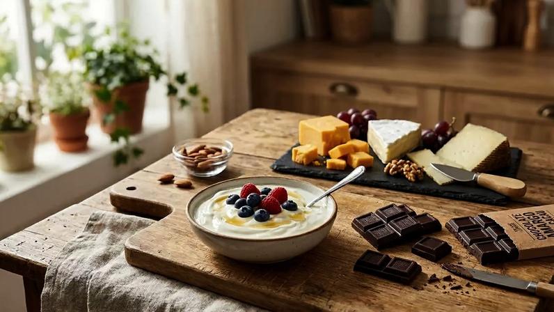 Alimentos como iogurte, queijo e até chocolate podem estar ligados a uma maior longevidade