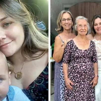 Jovem revela no RJ a família com avó, bisavó e tataravó do filho