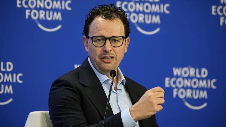 Dario Amodei, CEO da Anthropic, no Fórum Econômico Mundial 2025 — Foto: Getty Images