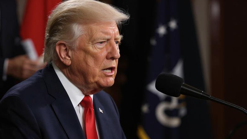 Donald Trump no discurso do Estado da União, no Capitólio