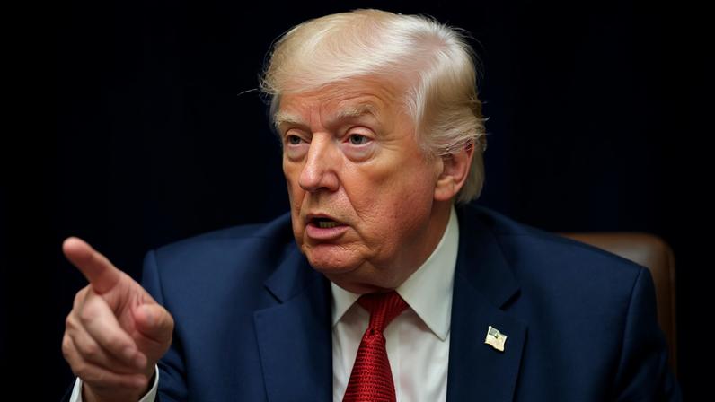 O presidente Donald Trump.