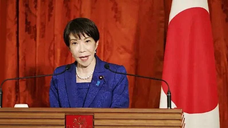 A primeira‑ministra japonesa, Sanae Takaichi.