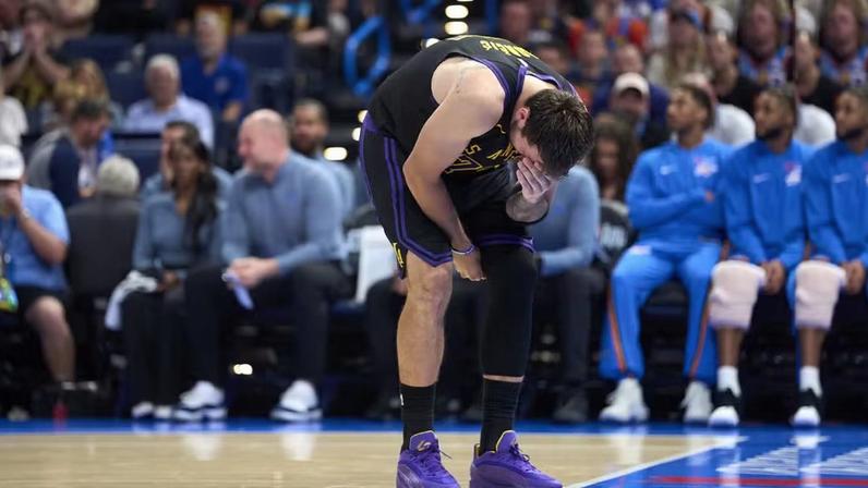 Doncic se lesiona na derrota para o Thunder e pode ficar fora do MVP