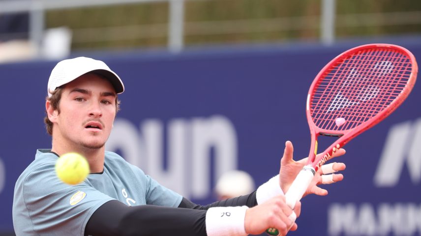 João Fonseca nas oitavas do ATP 500 de Munique — Foto: Alexander Hassenstein/Getty Images