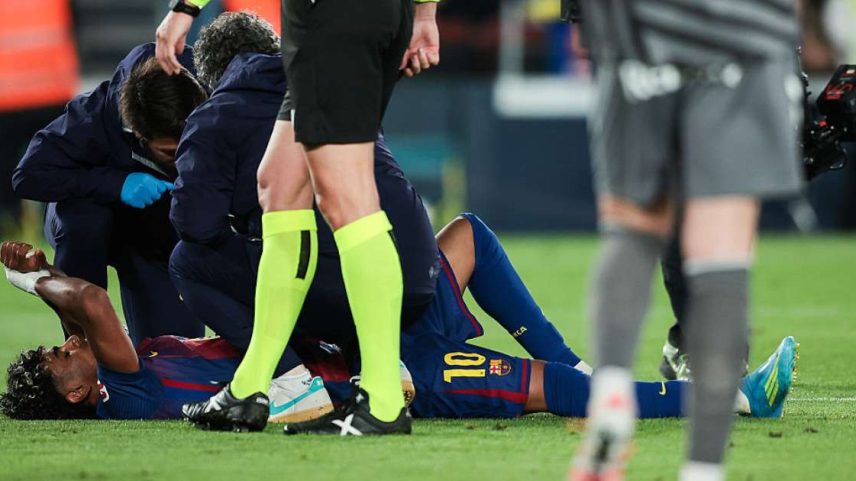 Lamine Yamal sofre lesão em jogo do Barcelona