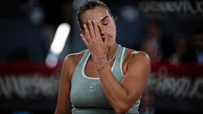 Com seis match points perdidos, Sabalenka é eliminada no WTA de Madri — Foto: Getty Images