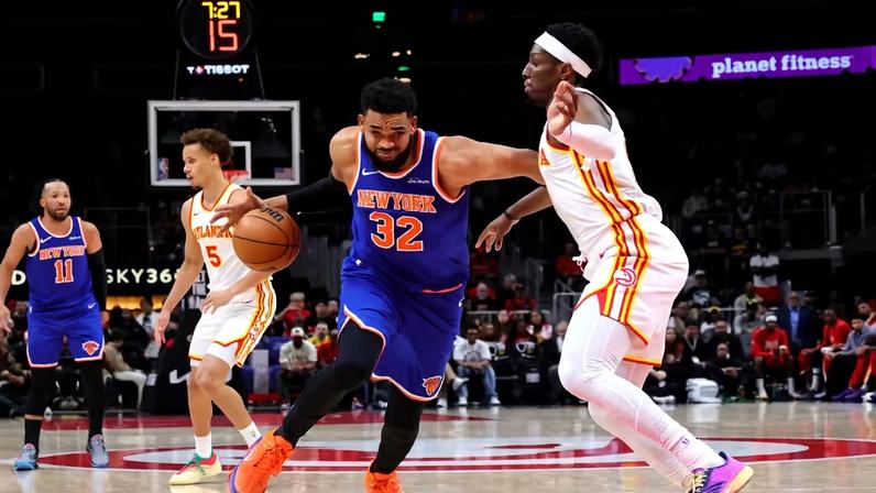 New York Knicks atropelou o Atlanta Hawks nesta quinta-feira — Foto: Nathaniel S. Butler/NBAE via Getty Images