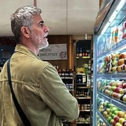 Gianecchini é visto em local de boa gastronomia em SP