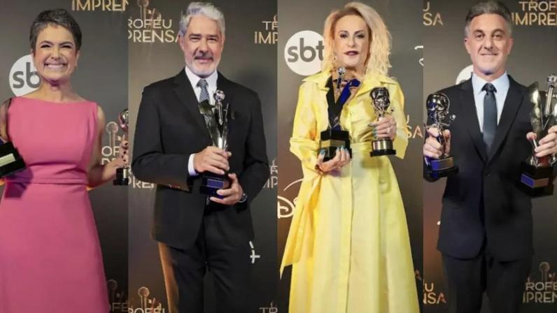 Sandra Annenberg, William Bonner, Ana Maria Braga e Luciano Huck: estrelas da Globo brilham no SBT