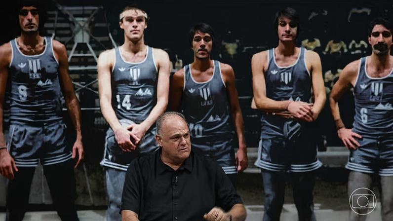 ‘Mão Santa’: Oscar Schmidt foi o líder de uma geração em conquistas históricas — Foto: Jornal Nacional/ Reprodução