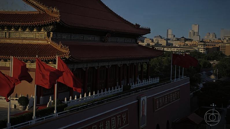 Série especial do Jornal Nacional revisita a história de Pequim, o centro do poder na China — Foto: Jornal Nacional/ Reprodução