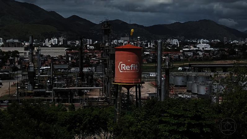 Investigadores afirmam que o Grupo Refit sonegava impostos em toda a cadeia dos combustívei — Foto: Reprodução/TV Globo