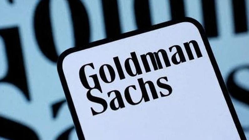 Ilustração com o logotipo do Goldman Sachs