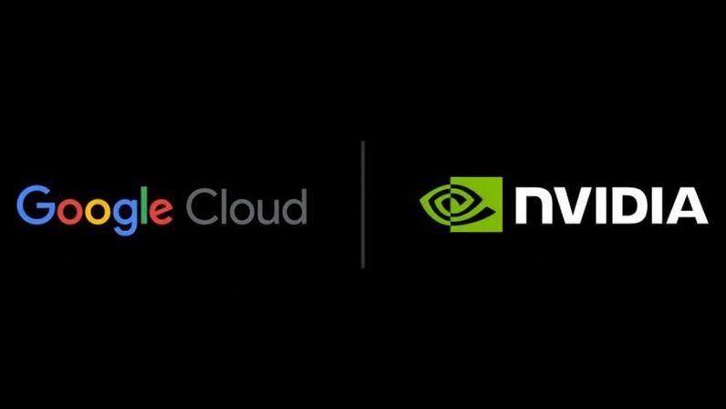 Google Cloud and NVIDIA logos as, at the Google Cloud Next conference, the companies outlined their hardware roadmap designed to address the cost of AI inference at scale.