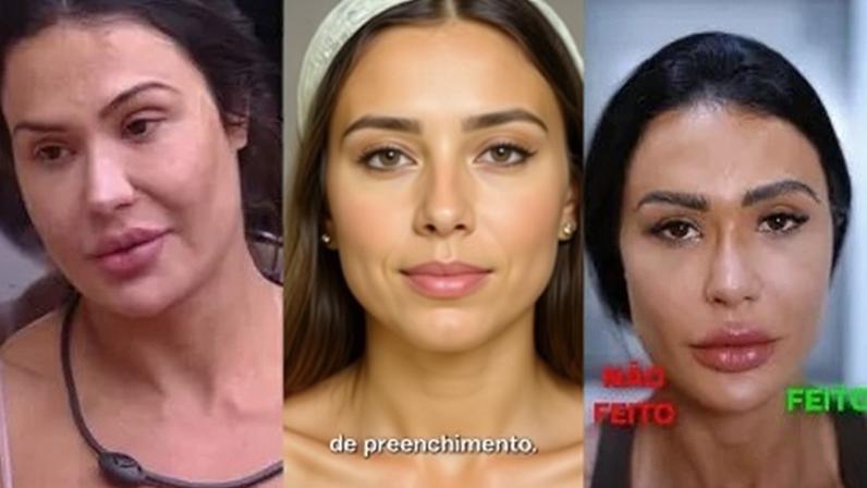 Gracyanne Barbosa retirou preenchimentos no rosto