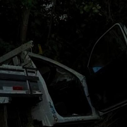 Acidente grave na MGC-122: motorista resgatado de helicóptero após colisão com caminhonete