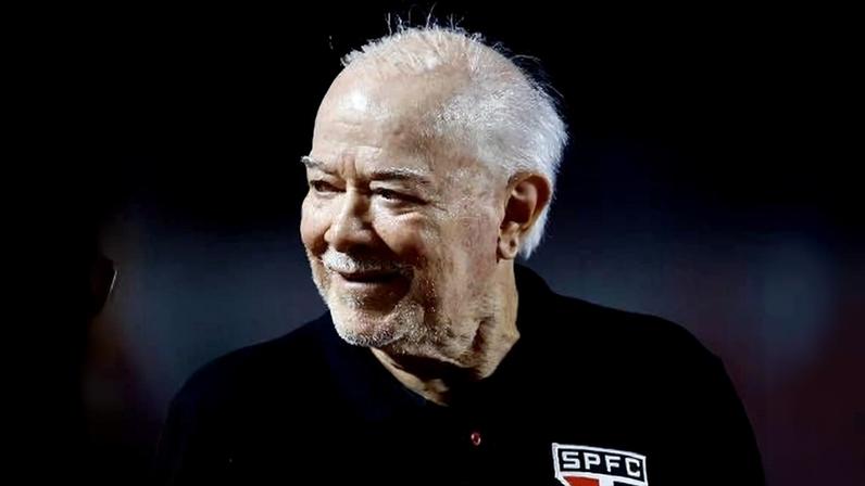 Harry Massis Júnior, presidente do São Paulo, antes de Choque-Rei no Morumbis