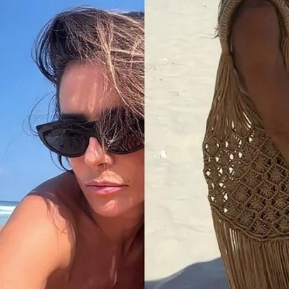 Artesã recebe encomenda de Deborah Secco e coloca o nome da atriz na bolsa