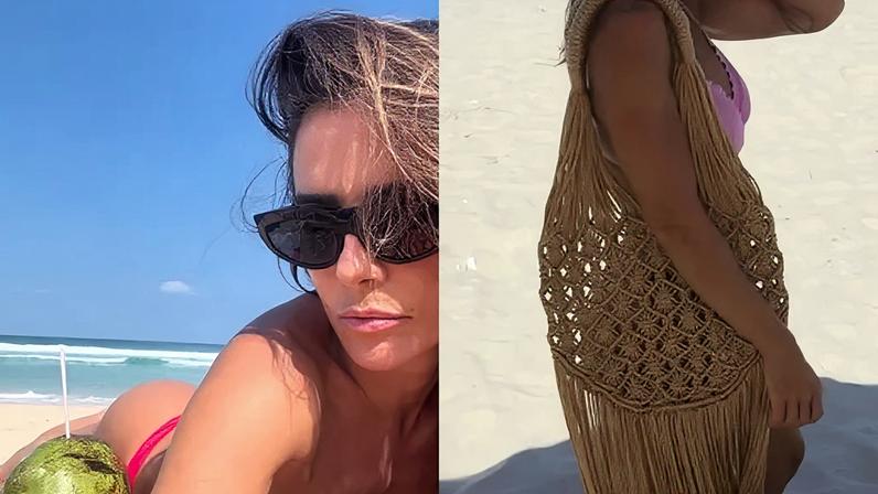 Artesã se surpreende com encomenda de Deborah Secco e dá o nome da atriz para bolsa