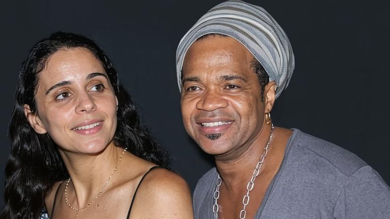 Helena Buarque e Carlinhos Brown