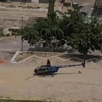 Helicóptero cai na Paraíba com quatro ocupantes