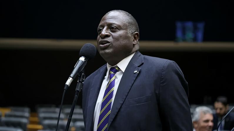 O deputado Helio Lopes (PL-RJ): pedido de convocação de Andrei Rodrigues na Comissão de Relações Exteriores da Câmara (Kayo Magalhães/Câmara dos Deputados)