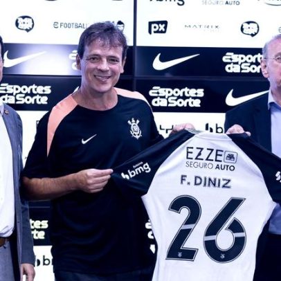 Diniz comenta intimidação da torcida do Corinthians: vencer acalma ambiente