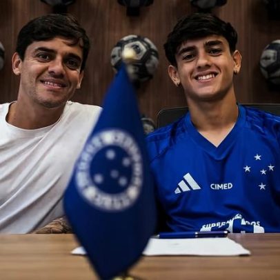 Cruzeiro assina primeiro contrato com Henrique Lemos, filho de Fagner