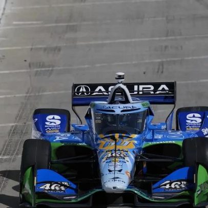 Rosenqvist é pole em Long Beach; Collet larga em 20º