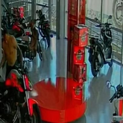 Homem arromba loja em Mato Grosso e furta motocicleta de alta cilindrada
