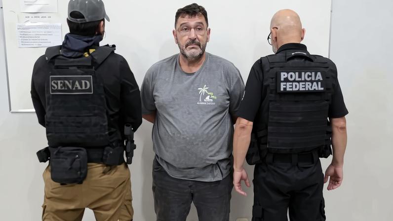 Imagem colorida, homem é preso após mais de 30 anos foragido- Metrópoles