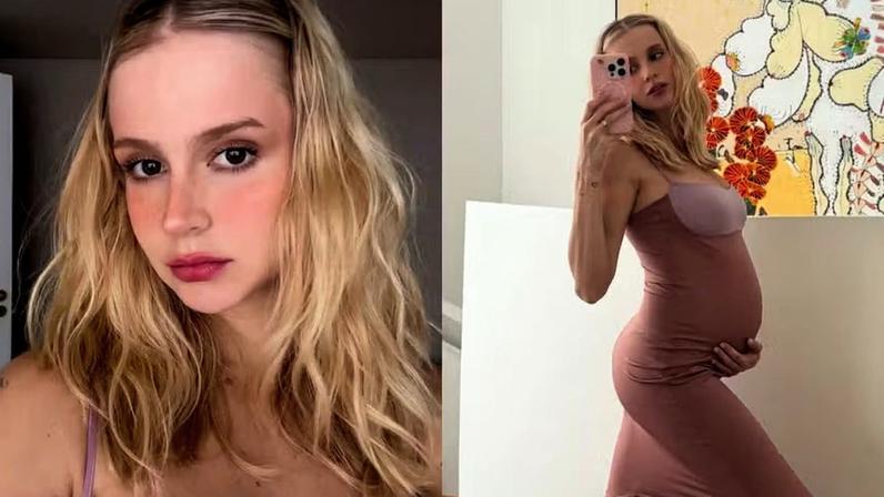 Isa Scherer exalta autoestima na gravidez e abre álbum mostrando o barrigão do 3º filho — Foto: Reprodução/Instagram
