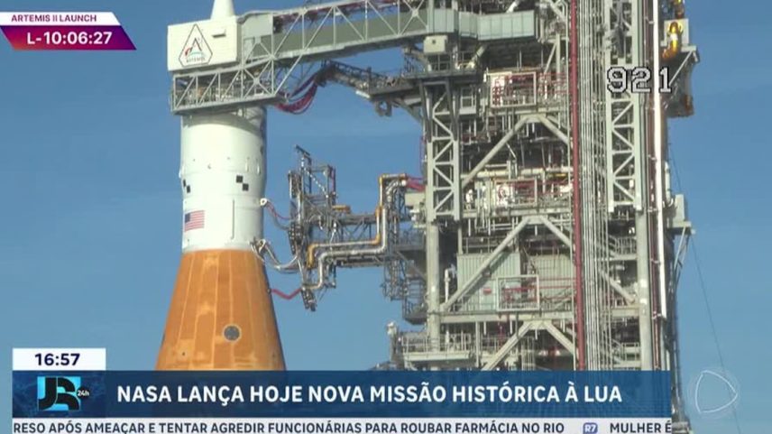 NASA lança missão tripulada à Lua com quatro astronautas após 50 anos