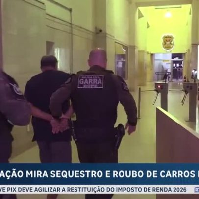 Polícia realiza operação contra sequestros de motoristas e roubos de veículos em SP
